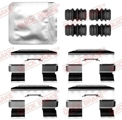 Комплект монтажный дисковых тормозных колодок