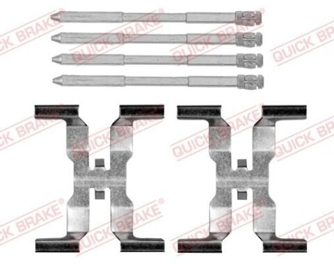 Комплектующие, колодки дискового тормоза