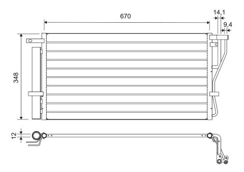 Конденсатор, система кондиціонування повітря