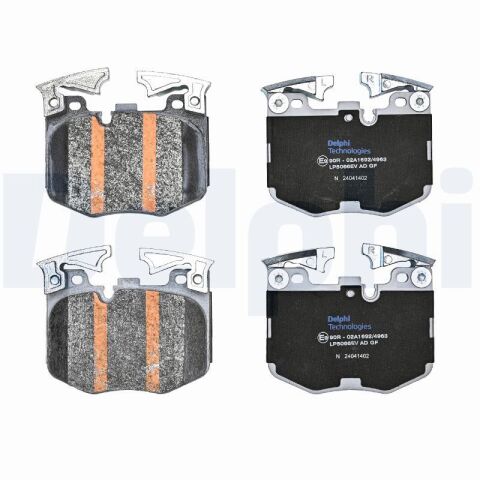 Комплект гальмівних накладок, дискове гальмо