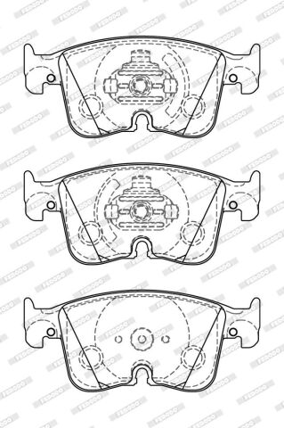 Комплект тормозных колодок, дисковый тормоз