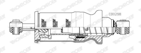 Амортизатор, опора кабіни водія Амортизатор, опора кабіни водія