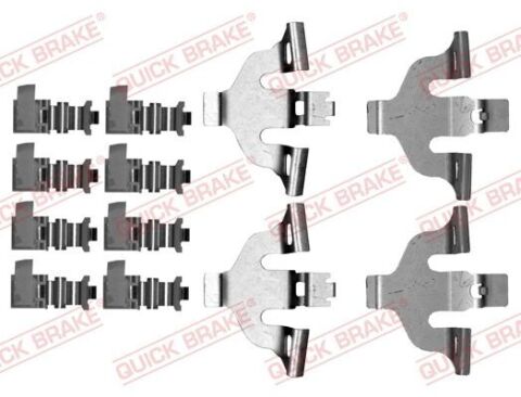 Комплект монтажний дискових гальмівних колодок Комплект монтажний дискових гальмівних колодок