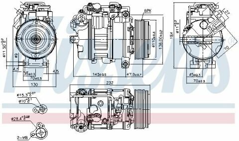 Компресор  BMW  1  E81-E82-E87-E88  (04-)  118  d