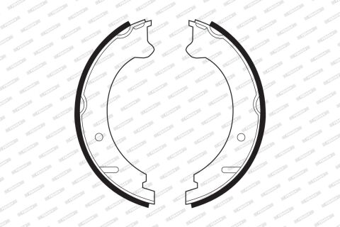 Комплект гальмівних колодок, стоянкове гальмо Комплект гальмівних колодок, стоянкове гальмо