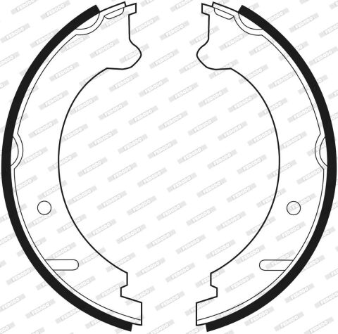 Комплект гальмівних колодок, стоянкове гальмо Комплект гальмівних колодок, стоянкове гальмо