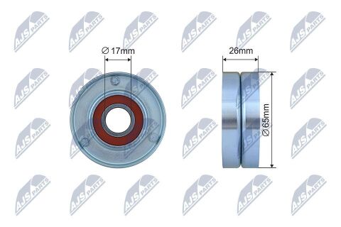 Натяжной ролик, поликлиновой ремень Натяжной ролик, поликлиновой ремень