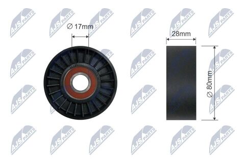 Ролик натяжний 