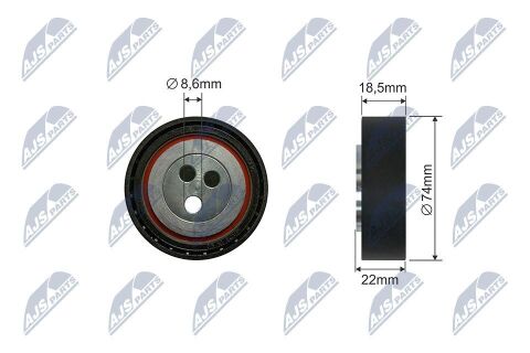 Натяжний ролик, поліклиновий ремінь Натяжний ролик, поліклиновий ремінь