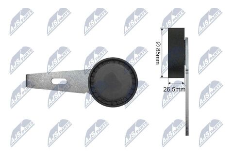 Натяжний ролик, поліклиновий ремінь 