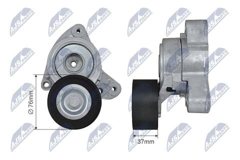 Натяжний пристрій, клиновий ремінь 