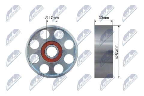 Натяжний ролик, поліклиновий ремінь 