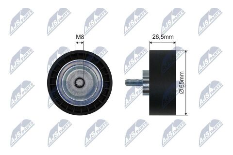 Натяжной ролик, поликлиновой ремень 