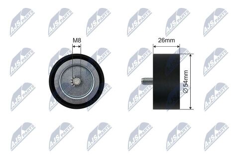 Натяжной ролик, поликлиновой ремень 