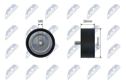Натяжной ролик, поликлиновой ремень 