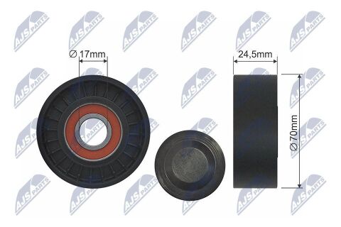 Натяжний пристрій, клиновий ремінь 