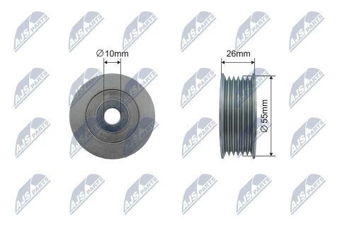 Натяжний ролик, поліклиновий ремінь 