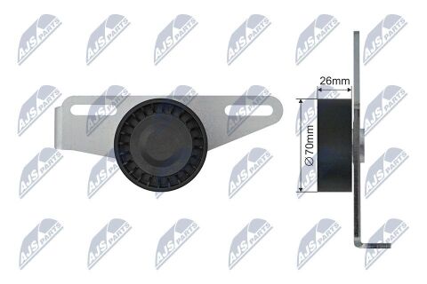 Натяжний ролик, поліклиновий ремінь 