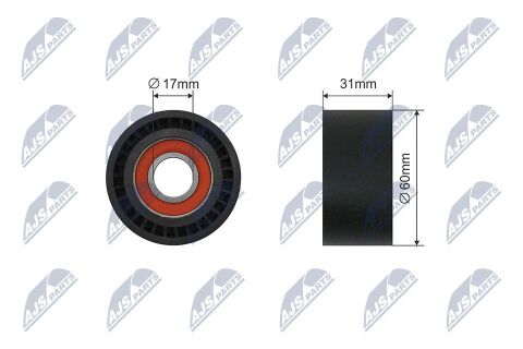 Натяжной ролик, поликлиновой ремень 