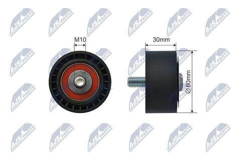 Натяжний ролик, поліклиновий ремінь Натяжний ролик, поліклиновий ремінь