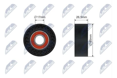 Натяжной ролик, поликлиновой ремень Натяжной ролик, поликлиновой ремень