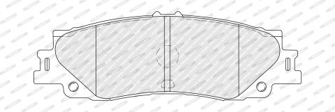 Комплект тормозных колодок из 4 шт. дисковые