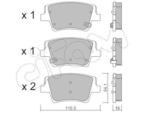 Колодки гальмівні задні Hyundai Santa Fe IV 2.0 CRDi AWD 18–