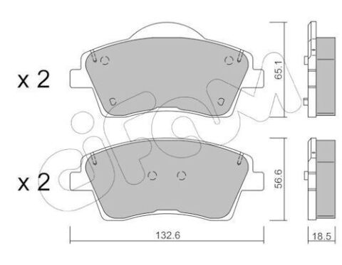 Гальмівні колодки передні Volvo XC40 17–