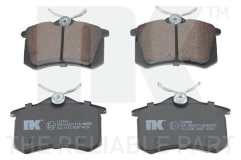 Тормозные дисковые колодки, комплект Тормозные дисковые колодки, комплект