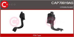 Комплект педали управления подачей топлива