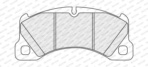 Комплект тормозных колодок из 4 шт. дисков