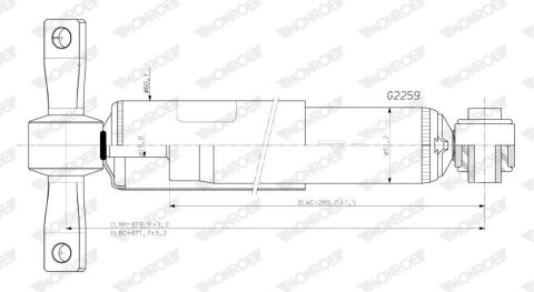 Амортизатор газомасляный