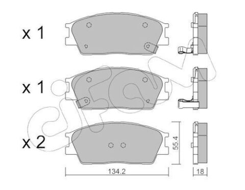 Тормозные колодки передние SOUL III (SK3) 1.6 MPi 19-
