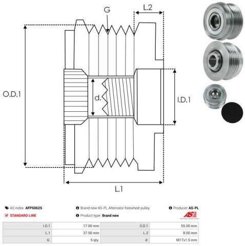 Муфта генератора