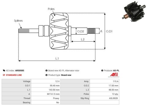 Ротор генератора
