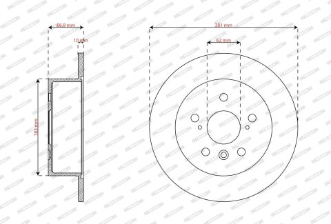 Диск гальмівний
