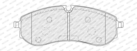 Комплект гальмівних колодок