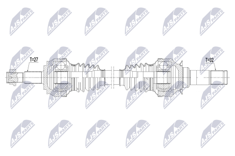 Приводний вал Alfa Romeo Giulia 2Wd,4Wd Q4 2.0T,2.2D 15- Приводний вал Alfa Romeo Giulia 2Wd,4Wd Q4 2.0T,2.2D 15-