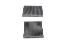 Фільтр салону Citroen C3 09-/C4 Cactus/Peugeot 2008 13-/207 06-15/208 12- (к-кт 2шт.) (вугільний)