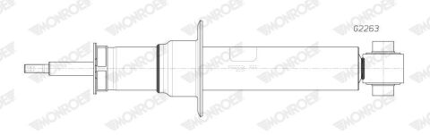 Амортизатор задний BMW X3 (G01, F97, G08) sDrive 18d 2018–2020