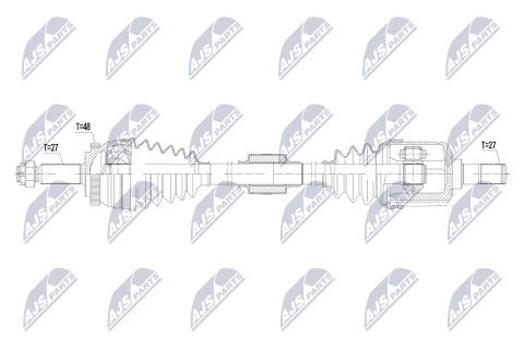 Напіввісь приводна HYUNDAI TUCSON 2.0CRDI 113KM 2WD,4WD 04-10