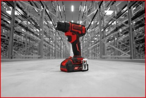 Аккумуляторный дрель-гайковерт eMONSTER, 4 предмета