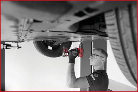 Аккумуляторный дрель-гайковерт eMONSTER, 4 предмета