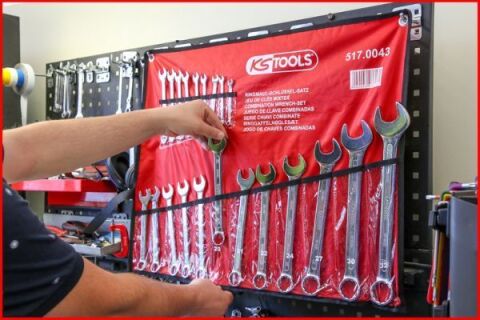 Комплект комбінованих ключів, вигнутих, 21 шт., 6-32 мм.