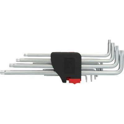 Комплект угловых штифтовых гаечных ключей Torx экстра длинный 10 шт