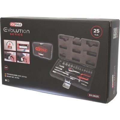Комплект торцевих ключів 1/4" 25 шт