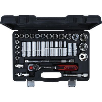 Комплект торцевих ключів CHROMEplus 1/2" 35 шт