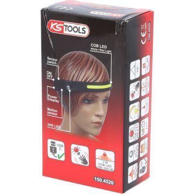 Ліхтарик для зовнішніх робіт з кутом освітлення 270° та датчиком руху