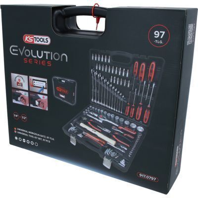 Універсальний набір інструментів 1/4«+1/2», 97 шт