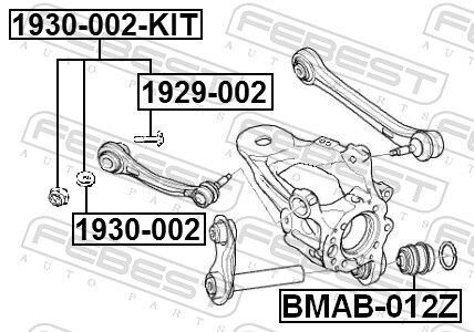 Болт регулювання розвалу коліс